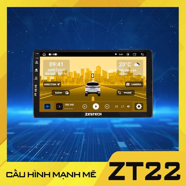 man hinh o to zestech zt22